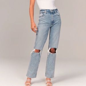 90s Ultra High Rise Straight Jeans